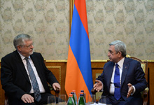 Президент принял Специального представителя ЕС по вопросам Южного Кавказа и кризиса в Грузии