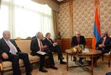 President Serzh Sargsyan receives OSCE Minsk Group Co-Chairs