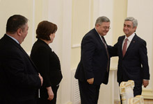 President receives delegation headed by Georgian Parliament Speaker