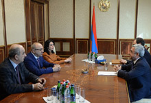 Նախագահը հանդիպում է ունեցել Միավորված աշխատանքային կուսակցության ներկայացուցիչների հետ