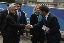 President Serzh Sargsyan takes part in EPP Summit in Brussels