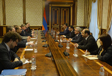 Նախագահն ընդունել է Հայաստան-ԵՄ խորհրդարանական համագործակցության հանձնաժողովի անդամներին