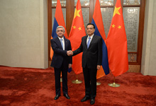 Президент Серж Саргсян встретился с  Премьером Госсовета КНР Ли Кэцяном