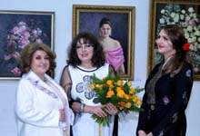 Ռիտա Սարգսյանը ներկա է գտնվել Լիլյա և Սվետա Կարճիկյանների նկարների ցուցահանդեսին