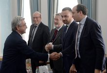 President receives delegation of Francophonie Parliamentary Assembly