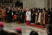 President takes part in liturgy performed by His Holiness Pope Francis of Rome in Vatican