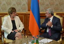 President receives PACE President Anne Brasseur