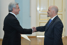 Նախագահին հավատարմագրերն է հանձնել Հայաստանում Արգենտինայի նորանշանակ դեսպանը