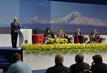 Address by H.E. Serzh Sargsyan, President of the Republic of Armenia, at the International Social and Political Global Forum against the Crime of Genocide
