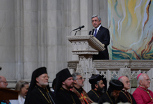 Նախագահ Սերժ Սարգսյանը Վաշինգտոնում մասնակցել է Հայոց ցեղասպանության զոհերի հիշատակին նվիրված միջկրոնական աղոթքին