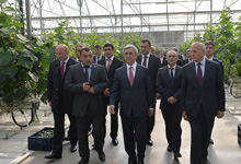 Նախագահ Սերժ Սարգսյանի աշխատանքային այցը Կոտայքի մարզ