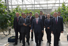 President Serzh Sargsyan’s visit to Kotayk marz