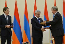 Տեղի է ունեցել ՀՀ Նախագահի 2014 թվականի մրցանակների հանձնման արարողությունը