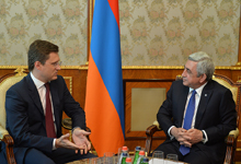 President receives Russian energy minister Alexander Novak