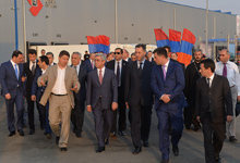 
Президент присутствовал на церемонии открытия логистик-центра ЗАО «Урбан логистик сервисиз»