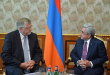 Президент принял Специального представителя ЕС по вопросам Южного Кавказа и кризиса в Грузии