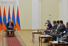 President receives heads of delegations participating in Meeting of CIS Cultural Cooperation Council and UNESCO conference
