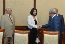 Նախագահ Սերժ Սարգսյանը հանդիպում է ունեցել Հայաստանի քրիստոնեա-դեմոկրատական միություն  կուսակցության ներկայացուցիչների հետ