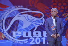 President was hosted by young campers in Gegharkunik and Kotayk marzes