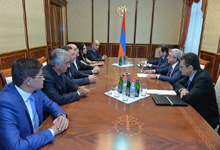 President Serzh Sargsyan meets with representatives of United Labor Party