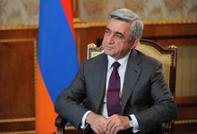 President Serzh Sargsyan receives congratulatory messages on 24th anniversary of RA independence 