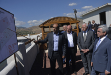 President Serzh Sargsyan visits Kotayk Marz