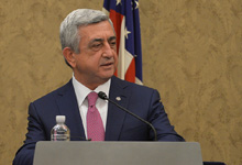 Նախագահ Սերժ Սարգսյանը ելույթ է ունեցել ԱՄՆ Կոնգրեսում կազմակերպված ընդունելության ժամանակ 