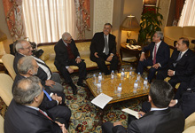 President has meetings with representatives of Armenian organizations and Armenian community in Washington