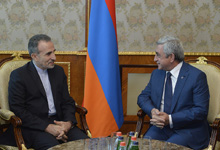 President receives Iran&rsquo;s Ambassador Mohammad Raiesi