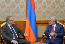 Նախագահն ընդունել է Վենետիկի հանձնաժողովի նախագահ Ջիանի Բուքիքիոյին