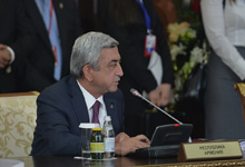 Նախագահ Սերժ Սարգսյանը մասնակցել է Եվրասիական տնտեսական բարձրագույն խորհրդի նիստին
