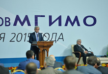 President Serzh Sargsyan takes part in opening of 3rd International Forum of MSIIR Alumni