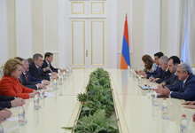 Президент принял Председателя Совета Федерации Федерального Собрания РФ Валентину Матвиенко