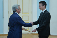 The newly appointed Ambassador of Denmark presented his credentials to Serzh Sarsgyan