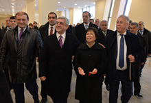 Նախագահը ներկա է գտնվել է մայրաքաղաքում մի շարք հաստատությունների բացման արարողություններին