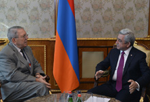 Президент принял содокладчика Мониторинговой комиссии ПАСЕ по вопросу Армении Алана Миля