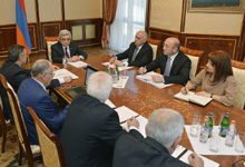 Президент созвал совещание с целью обсуждения социально-экономической ситуации и областных приоритетов Вайоц Дзорской области