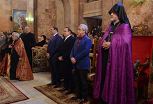 President attended the Christmas candle lighting liturgy 
