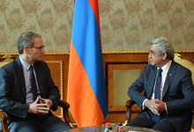 Սերժ Սարգսյանն ընդունել է ԱՄՆ ԱԱԽ Եվրոպայի գործերով պատասխանատու, Եվրոպայի հարցերով ԱՄՆ Նախագահի գլխավոր խորհրդատու Չարլզ Կուպչանին 