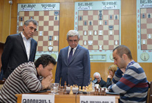  
President Serzh Sargsyan observed Armenia&rsquo;s Chess Championship