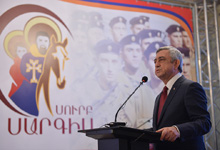 President participated at the event dedicated to the commemoration of Saint Sargys Warrior