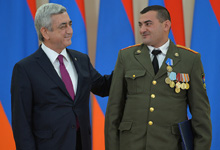  Բանակի օրվա առթիվ ՀՀ Նախագահի նստավայրում տեղի է ունեցել պարգևատրման հանդիսավոր արարողություն