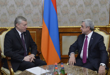  Նախագահն ընդունել է ՀԱՊԿ գլխավոր քարտուղար Նիկոլայ Բորդյուժային