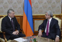 President received the Secretary General of the CSTO Nikolay Bordyuzha