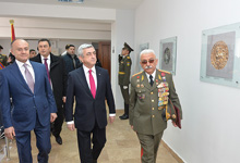  President Serzh Sargsyan participated at the ceremony of inauguration of the National Defense and Research University of the RA Ministry of Defense
