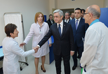
Рабочий визит Президента Сержа Саргсяна в Сюникскую область