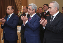  President participated at the reception held on this occasion of the 20th anniversary of the establishment of the Constitutional Court of Armenia