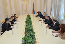 Նախագահ Սերժ Սարգսյանն ընդունել է Սերբիայի Ազգային ժողովի նախագահ Մայա Գոյկովիչին