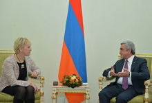  President received the Minister of Foreign Affairs of Sweden Margot Wallstr&ouml;m