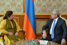 Նախագահն ընդունել է ՄԱԿ-ի գլխավոր քարտուղարի տեղակալ  Շամշադ Ախթարին